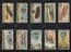 Tobacco cigarette cards set Zeppelin airships aviation 1912