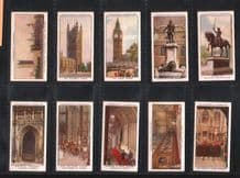 Tobacco Cigarette cards The Houses of Parliament 1931