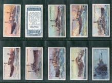 Tobacco cigarette cards World's Dreadnaughts, Battleships & Cruise, USA & etc