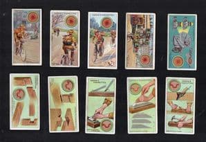 Tobacco inserts cigarette cards Boy Scouts 1912 Ogdens 3trd set  (101-150)
