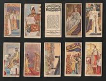 TRADE cards Ceremonies of the Coronation 1937