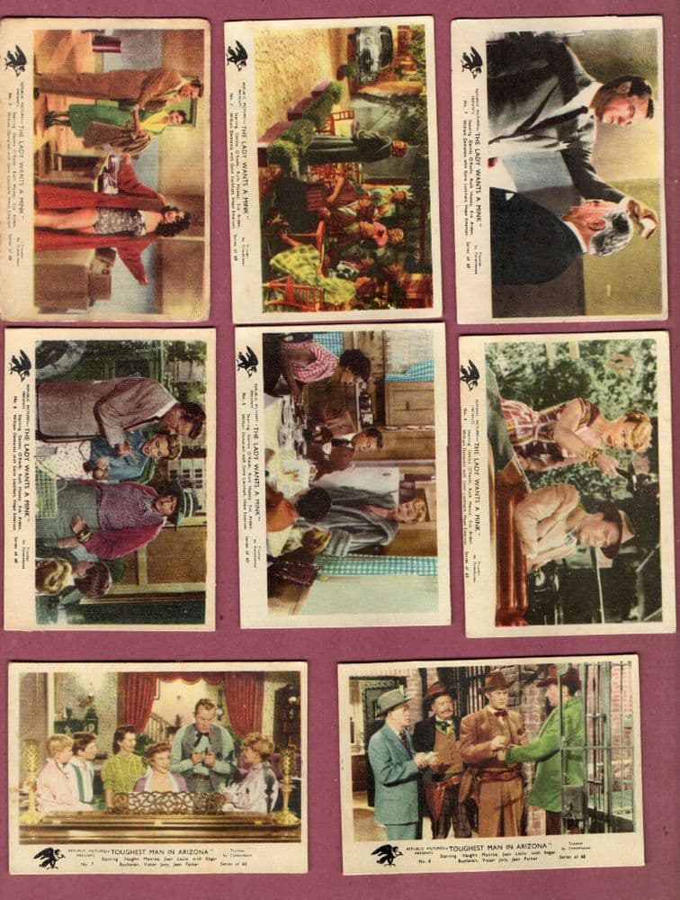 TRADE cards Scenes from Movies set of 60 greatest movies of 1950 s