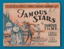 Trade cards set Famous Stars in Famous Films 1930's RARE schoolgirl's