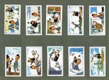 TRADE/ cigarette cards set Laurel & Hardy 1968