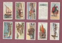 TRADE/ cigarette cards set Transport 1925 by Cadbury
