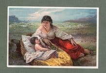 Victorian advertising trade card Beautiful image #196