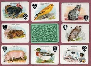 Victorian  Collectible cards game. Animal Grab circa 1900-10
