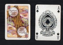 Vintage advertising playing cards. Highland Nectar Scotch Whisky,