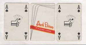 Vintage advertising playing cards.  Park Drive cigarettes