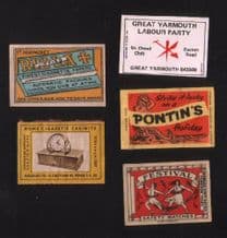 vintage Belgium match box labels Belgian matchbox #007