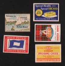 vintage Belgium match box labels Belgian matchbox #008
