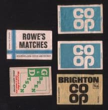 vintage Belgium match box labels Belgian matchbox #009