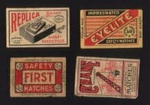vintage Belgium match box labels Belgian matchbox #010