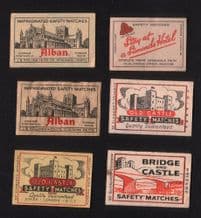 vintage Belgium match box labels Belgian matchbox #015