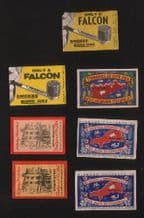 vintage Belgium match box labels Belgian matchbox #018