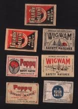 vintage Belgium match box labels Belgian matchbox #020