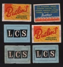 vintage Belgium match box labels Belgian matchbox #027