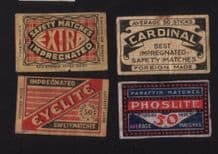 vintage Belgium match box labels Belgian matchbox #029