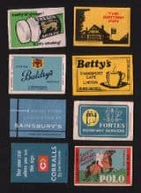 vintage Belgium match box labels Belgian matchbox #030