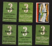 vintage Belgium match box labels Belgian matchbox #031