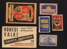 vintage Belgium match box labels Belgian matchbox #035
