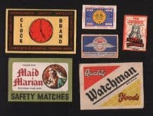 vintage Belgium match box labels Belgian matchbox #039