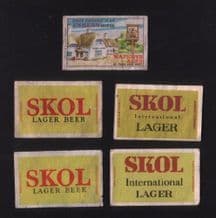 vintage Belgium match box labels Belgian matchbox #043