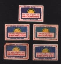 vintage Belgium match box labels Belgian matchbox #050