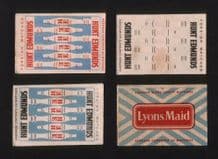 vintage Belgium match box labels Belgian matchbox #051