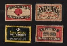 vintage Belgium match box labels Belgian matchbox #747