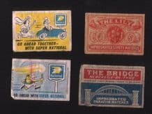 vintage Belgium match box labels Belgian matchbox #748