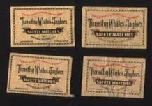 vintage Belgium match box labels Belgian matchbox #830