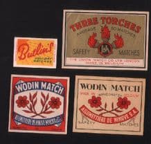 vintage Belgium match box labels Belgian matchbox #838