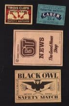 vintage Belgium match box labels Belgian matchbox #847