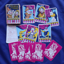 Vintage Cards game 1956 Rare Punch & Judy by Pepys. art by Neville Main,