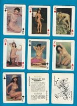 Vintage collectable playing cards Pin-up cards, by Fortune