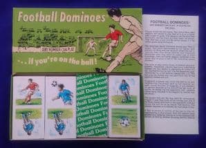Vintage Collectible cards game Football dominoes by Bear