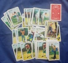 Vintage Collectible Cards game. Card Golf by Pepys circa 1950's
