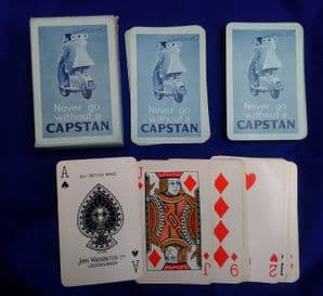 Vintage Collectible Cigarette Advertising playing cards Capstan circa