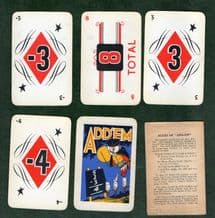 Vintage collectible Educational math card game Addem.