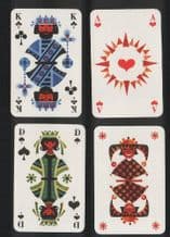 Vintage Non-standard playing cards Folklore Art