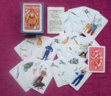 Vintage  PLAYING CARDS GAME  Jack of All Trades 1932