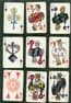 Vintage  playing cards. War of the Roses 1975, William Shakespeare.