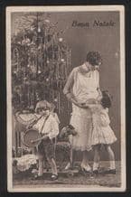 Vintage postcard Similar to a Rocking Horse type of toy #050