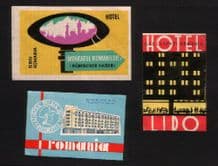 VintageHotel label luggage labels 3 Romania #220