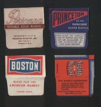 Vintege Razor Blade Wrappers Lamette da barba #050