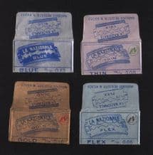 Vintege Razor Blade Wrappers Lamette da barba #315