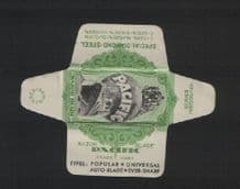 Vintege Razor Blade Wrappers Lamette da barba #494