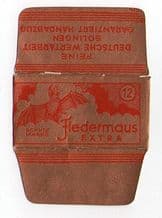 Vintege Razor Blade Wrappers Lamette da barba Bats #239