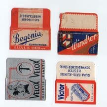 Vintege Razor Blade Wrappers Lamette da barba Lame de rasoir #029